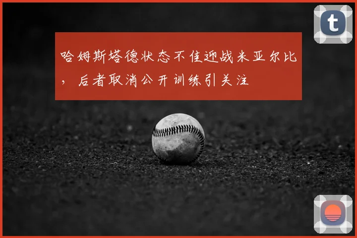 哈姆斯塔德状态不佳迎战米亚尔比，后者取消公开训练引关注